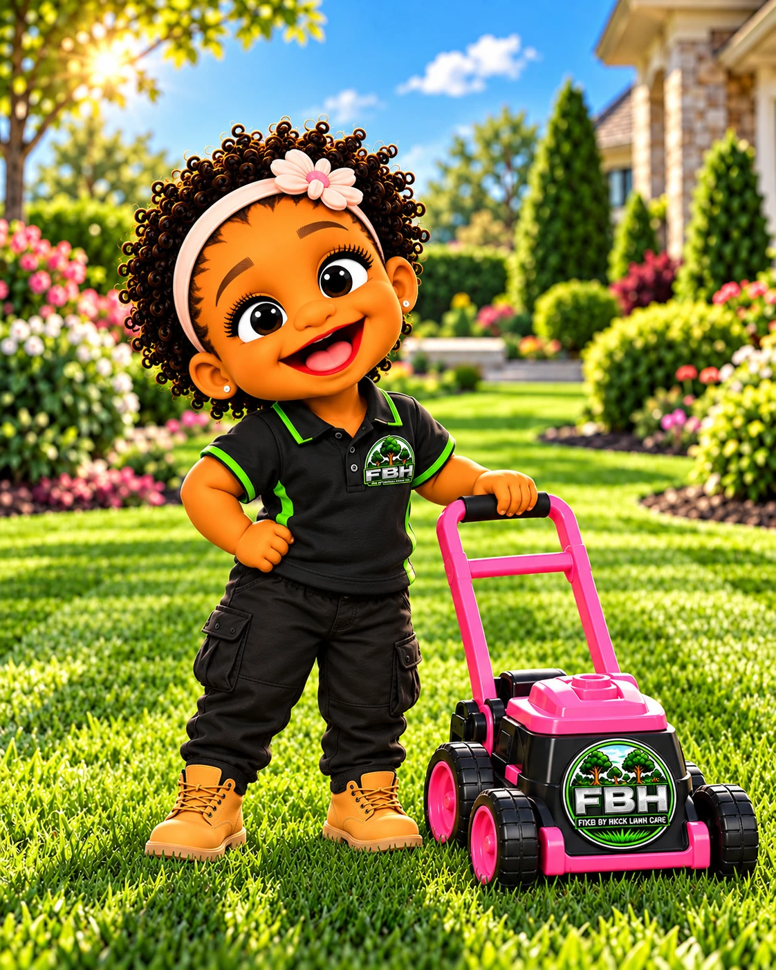 Consistent Fixed by Hicks solo character portrait: De’Nyla Hicks, two-year-old daughter