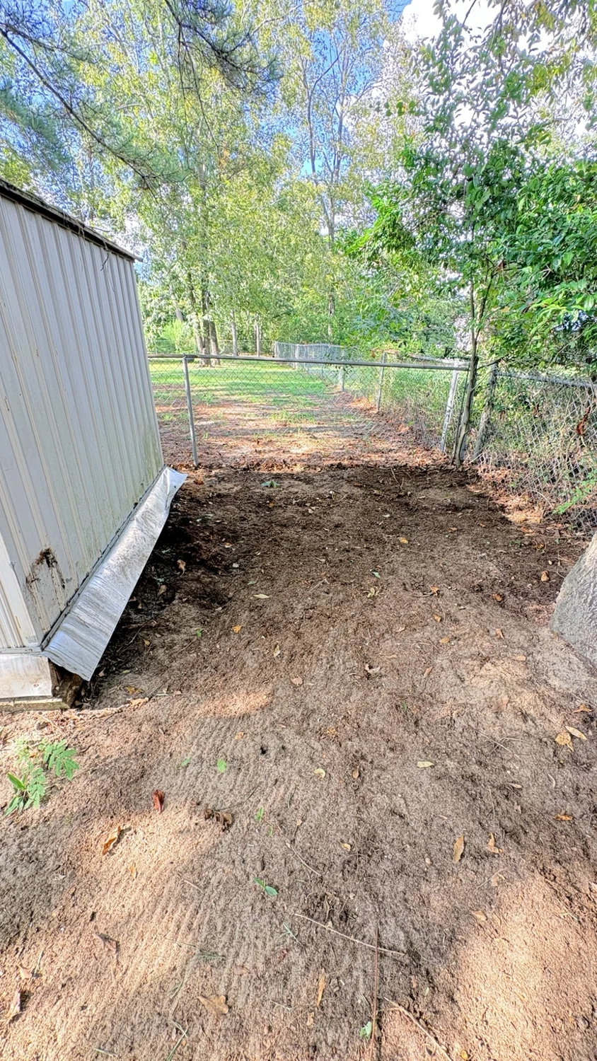 After backyard cleanup: cleanup beside the shed by Fixed by Hicks